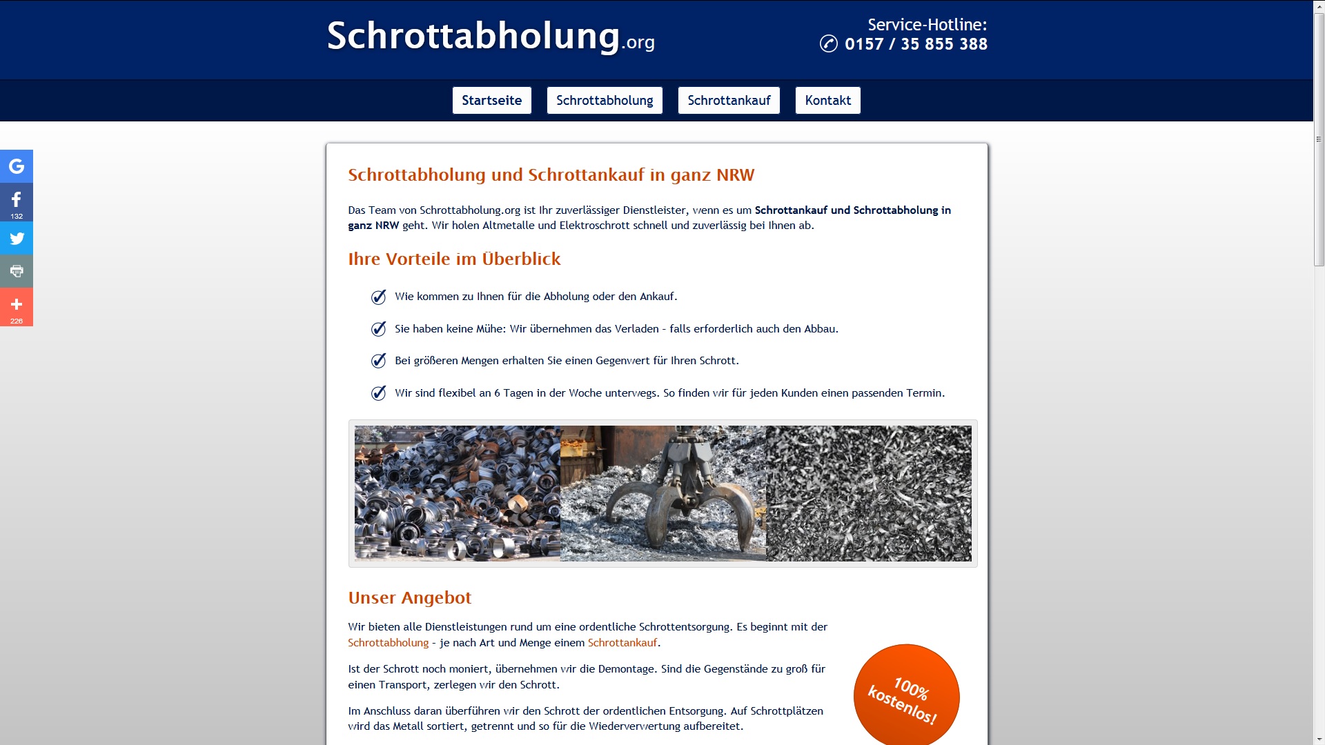 Schrottabholung Recklinghausen – ein Team für optimale Lösungen