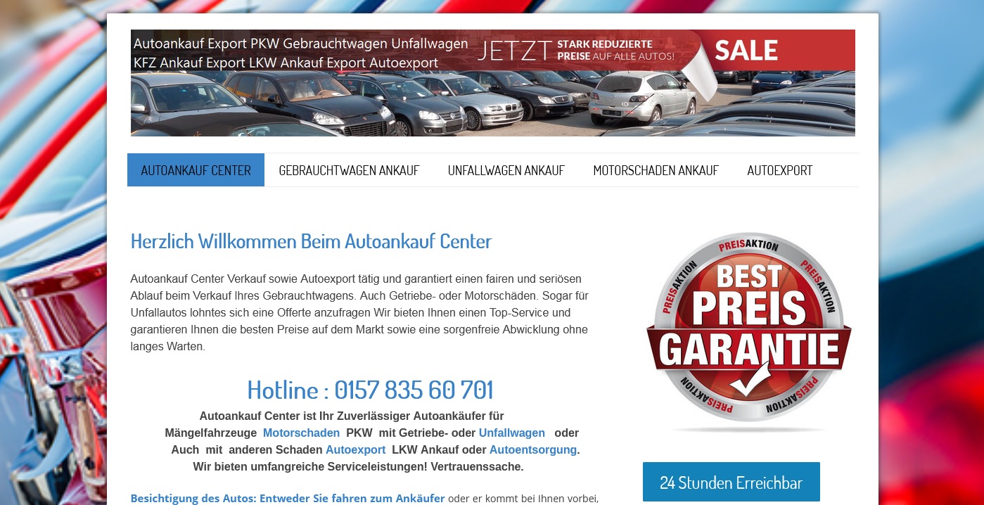 Autoankauf Bergheim kauft dein Gebrauchtwagen auch ohne TÜV