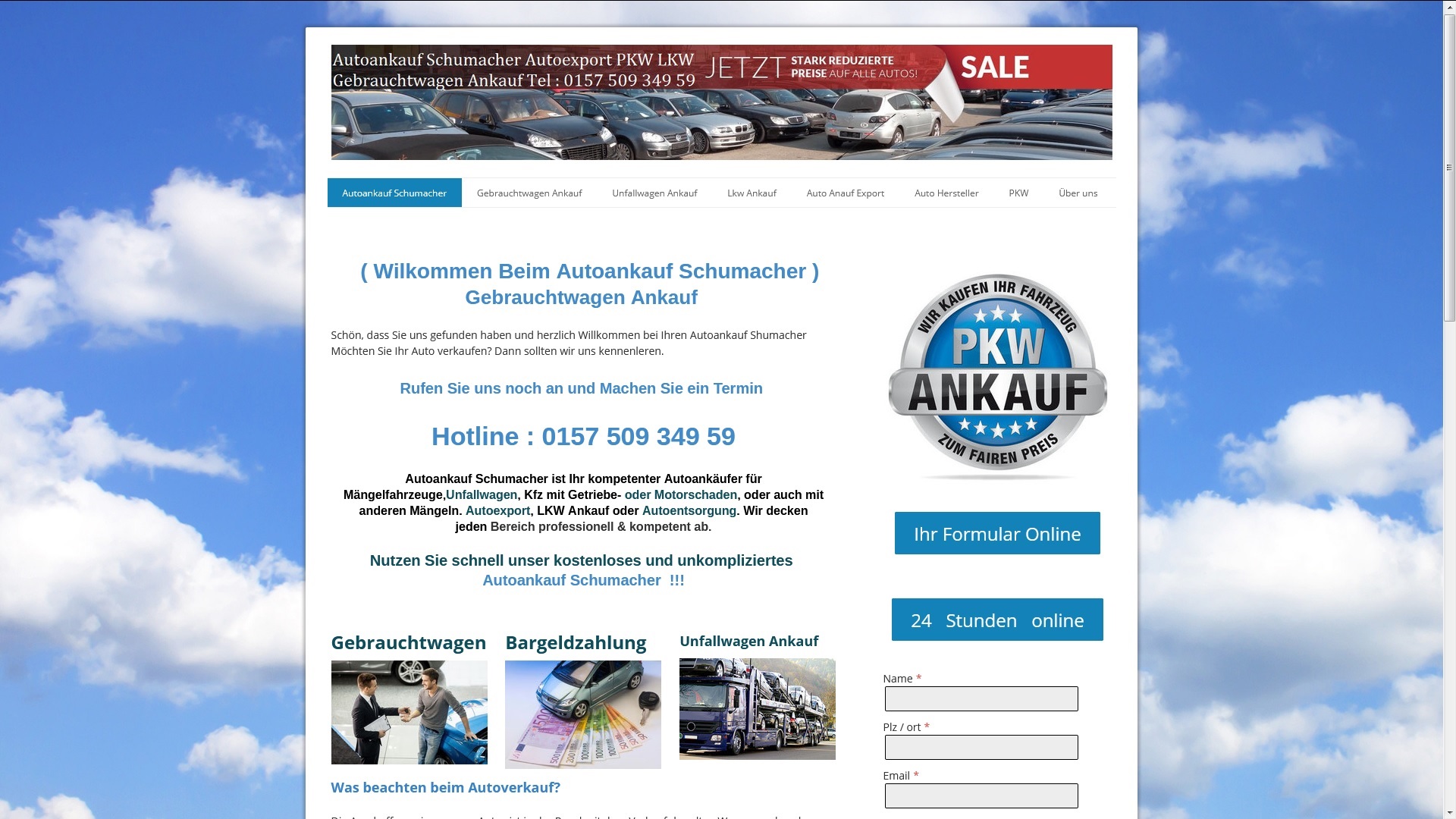 Autoankauf Neustadt an der Weinstraße kauf Mängelfahrzeuge für den Export an