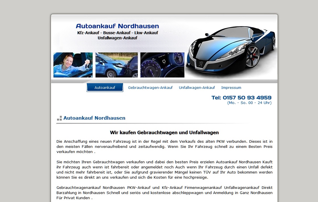 Autoankauf Nordhausen kauft ihr Fahrzeug zu faire Preisen