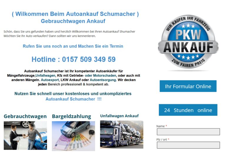 Trauen Sie sich: An Auto Ankauf Erlangen ihr Gebrauchtwagen zu verkaufen