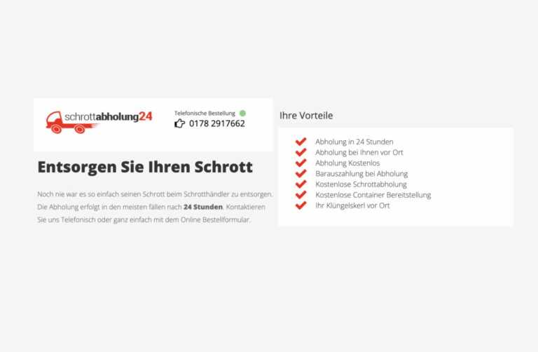 Professionelle Schrottabholung und Entsorgung durch den Klüngelskerl in Velbert