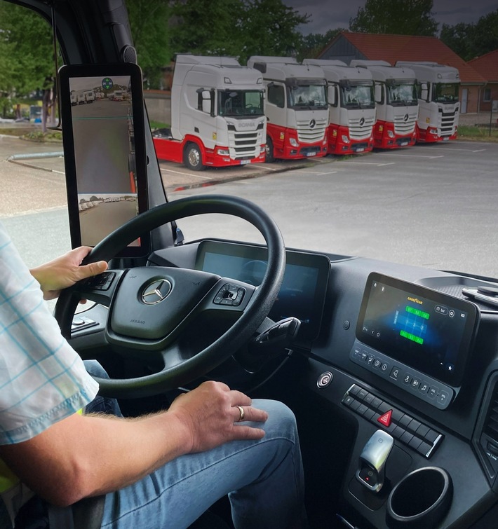 Goodyear DriverHub sorgt für mehr Effizienz bei Mercedes-Benz Trucks