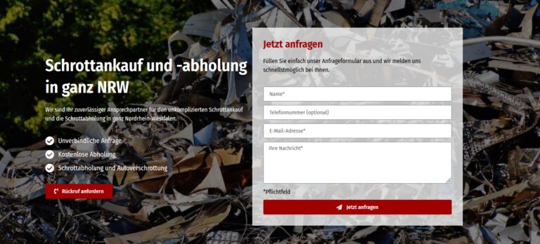 Ihr Altmetall, unser Anliegen: Schrottabholung Wuppertal