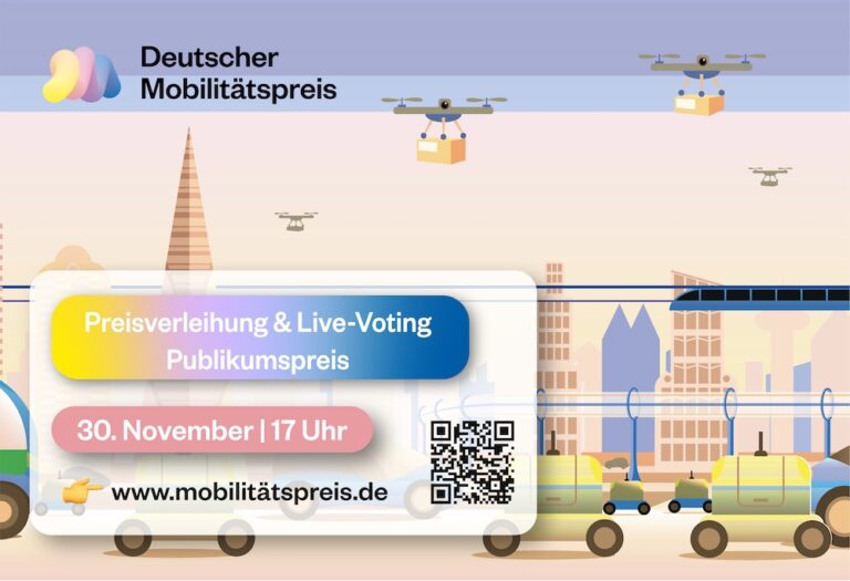 Deutscher Mobilitätspreis 2023: Herausragende Innovationen im Fokus