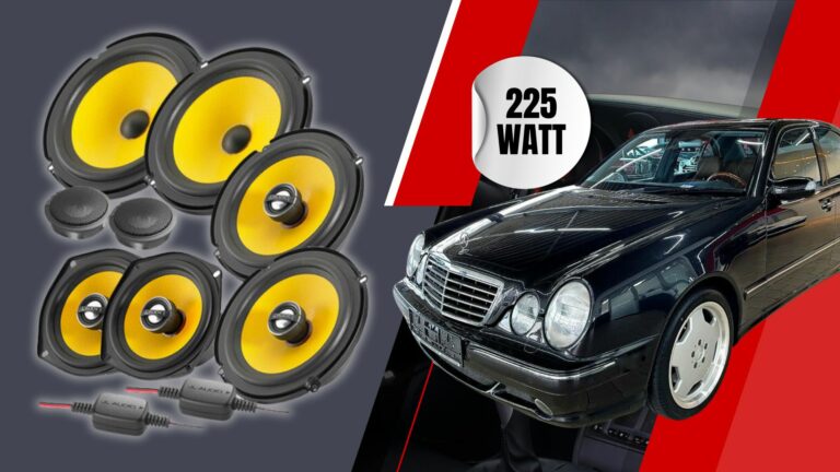 Hochwertige Klangerlebnisse: Testsieger-Lautsprecher für Mercedes E-Klasse W210 im Überblick!