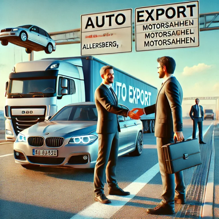 Autoverkauf in Bayern – Profitieren Sie von unserem Autoexport-Service