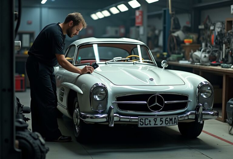 Schätze der Mercedes SL-Klasse: Wie historische Automobile selbst in der Autoverwertung Gold wert sind