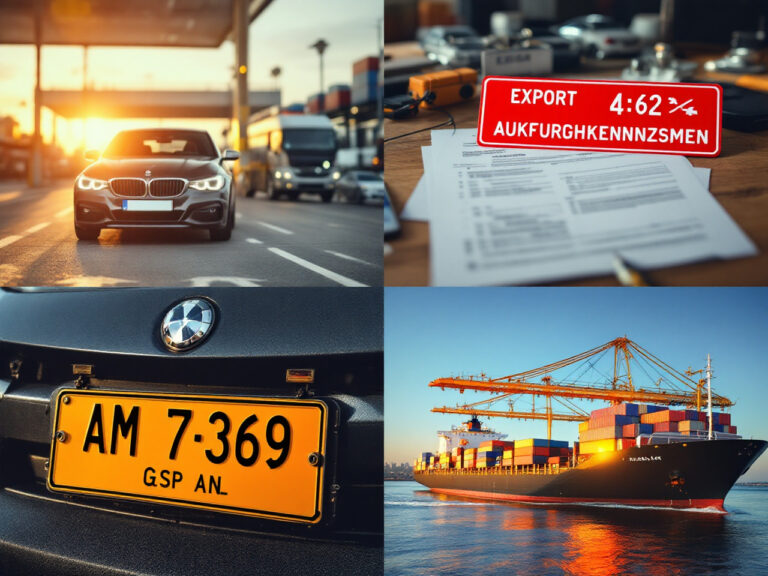 Wie Sie Ihr Fahrzeug erfolgreich ins Ausland exportieren: Praktische Tipps zu Zulassung, Anbieterwahl und rechtlichen Risiken, um Betrug zu verhindern