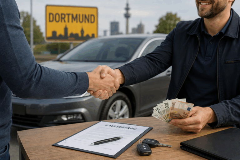 Verkauf Ihres Fahrzeugs gegen Bargeld in Dortmund: Schritt-für-Schritt-Anleitung für eine reibungslose Abwicklung