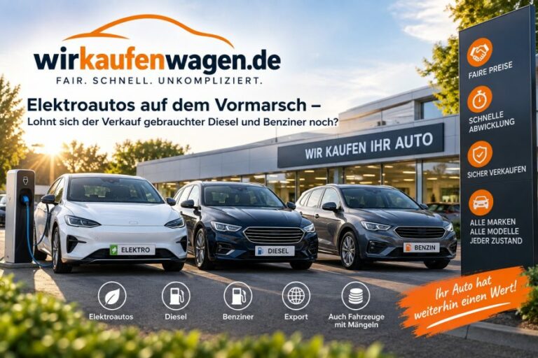 Verkauf und Wert von Benzin- und Dieselautos: Ein umfassender Leitfaden für Verkäufer im Zeitalter der Elektrofahrzeuge
