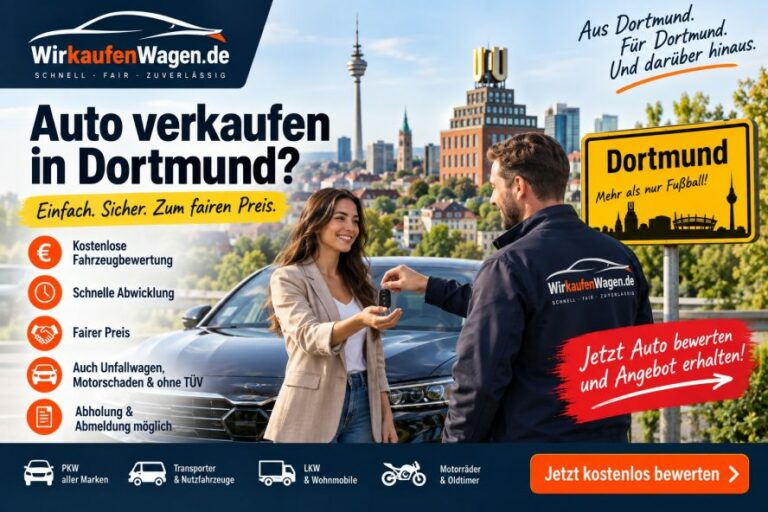 Auto verkaufen in Dortmund: Strategien zur professionellen Einschätzung und optimalen Vermarktung Ihres Fahrzeugs